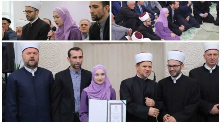 BiH bogatija za još jednu mladu hafizu: Proučena hafiska dova Esmi Aličić