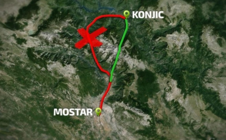 Optimizacijom trase autoputa od Konjica do Mostara: Umjesto priključka, Jablanica dobila zaključak
