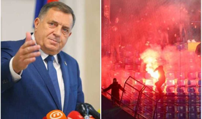 Dodik čestitao Borcu, a napao navijače Želje i sarajevsku policiju: Najoštrije osuđujem