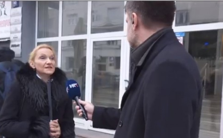 Uživo u emisiji na HRT-u rekla da učesnici dolaze iz RS i “Herceg-Bosne”, voditelj se izvinio