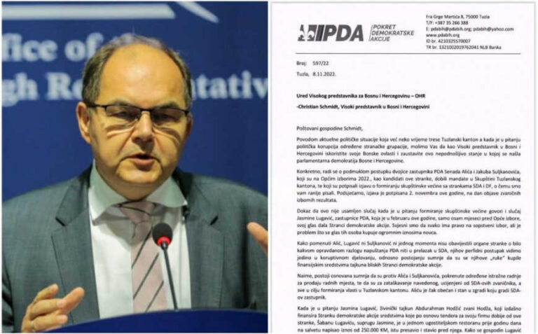 Upućen novi dopis Kristijanu Šmitu: Kome je tajkun iz Živinica nudio 250.000 KM, pa napisao “ponuda je istekla”?