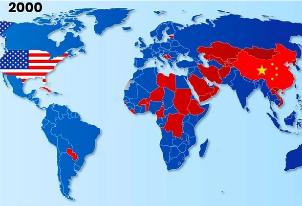 Ovo je mapa koja pokazuje koliko se svijet promijenio u posljednjih 20 godina