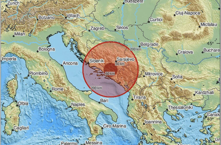 Snažan zemljotres zatresao BiH