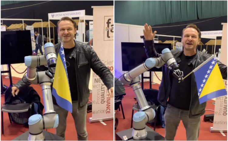 Enis Bešlagić predstavio bh. robot navijača pa u svom stilu poručio: Nije konstitutivan nego konstruktivan