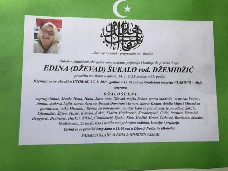 BIH TUGUJE: Iza preminule voditeljice “Kalmana” ostale tri kćerke, sutra dženaza