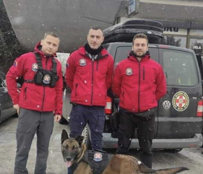 Tri spasioca i K2 potražni tim GSS stanice Zenica na putu prema Turskoj