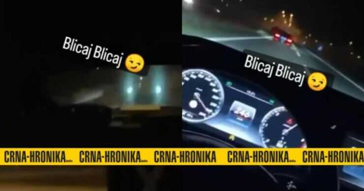 Pogledajte uličnu utrku vozača na Mercedesa i Audija na brzoj cesti u Sarajevu: Blicaj, blicaj na 246 km/h…