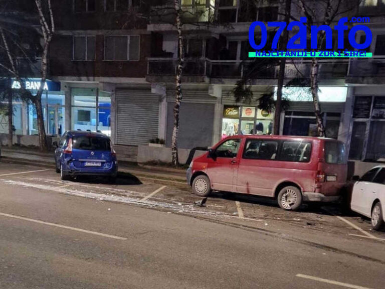 ZENICA: Bahati vozač se zabio u parkirana vozila i pobjegao