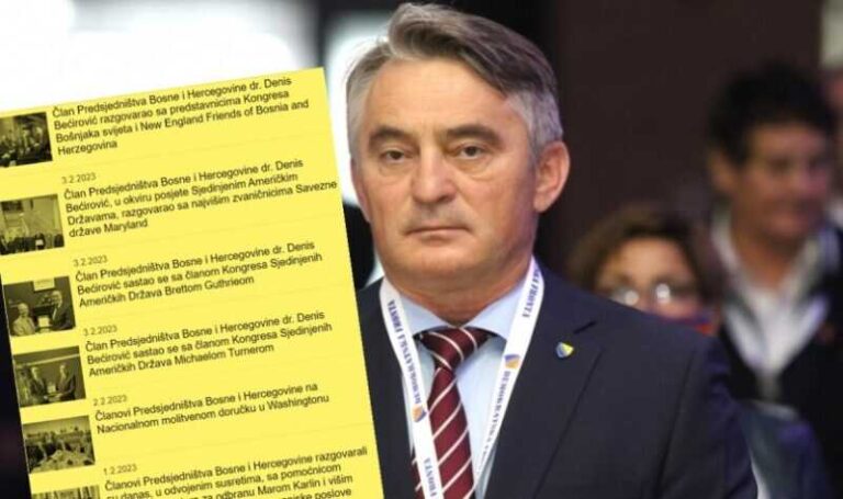 Željko Komšić u Vašingtonu: Doručkovao i vratio se kući