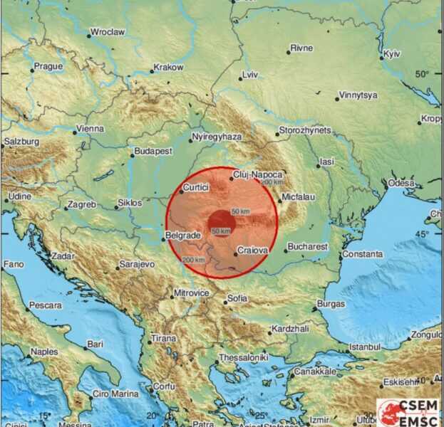 Zemljotres jačine 4,1 po Rihteru pogodio Rumuniju