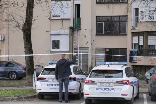 Prve fotografije s mjesta zločina: Žena u Zagrebu ubila muža i skočila kroz prozor?