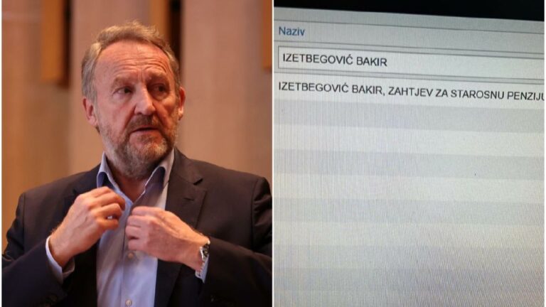 Bakir Izetbegović poštom predao zahtjev za penziju