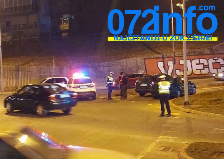 Nesreća u Zenici, policija na licu mjesta (FOTO)