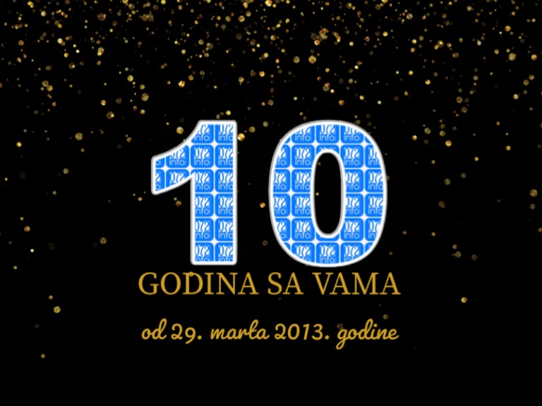 10 GODINA 072INFO: Potpuna dominacija nad medijskom scenom u ZDK, osvojite vrijedne nagrade 