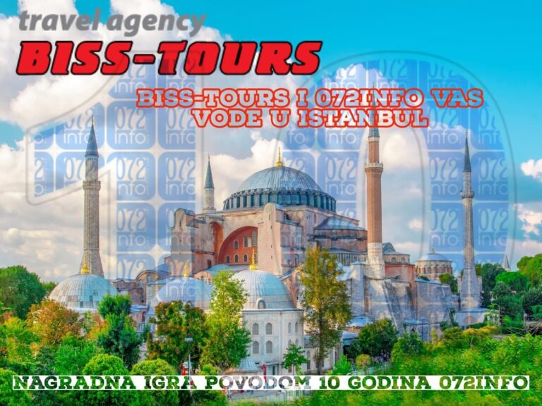 SLAVIMO JUBILEJ, 10 GODINA 072INFO: Vodimo vas u Istanbul, učestvujte u nagradnoj igri!
