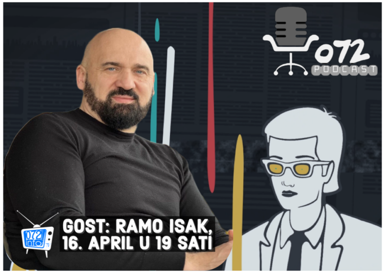 Ramo Isak gost novog izdanja 072PODCAST, očekujemo vaša pitanja
