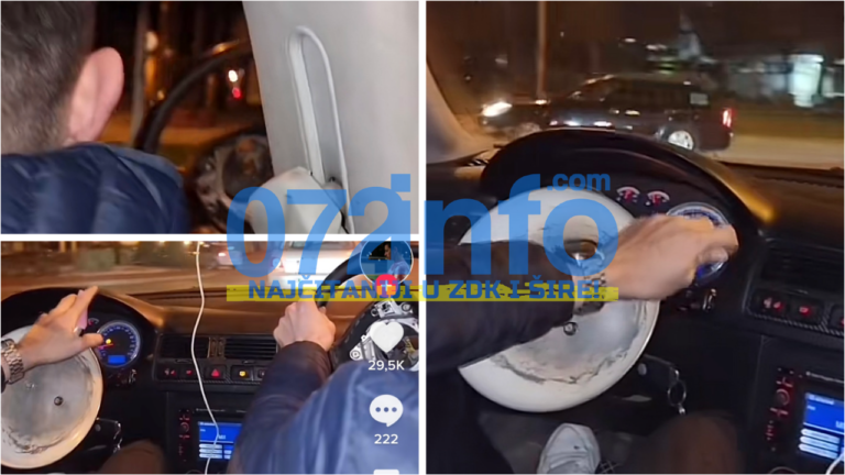 I OVO JE ZENICA: Umjesto volana stavio tavu i vozio (VIDEO)