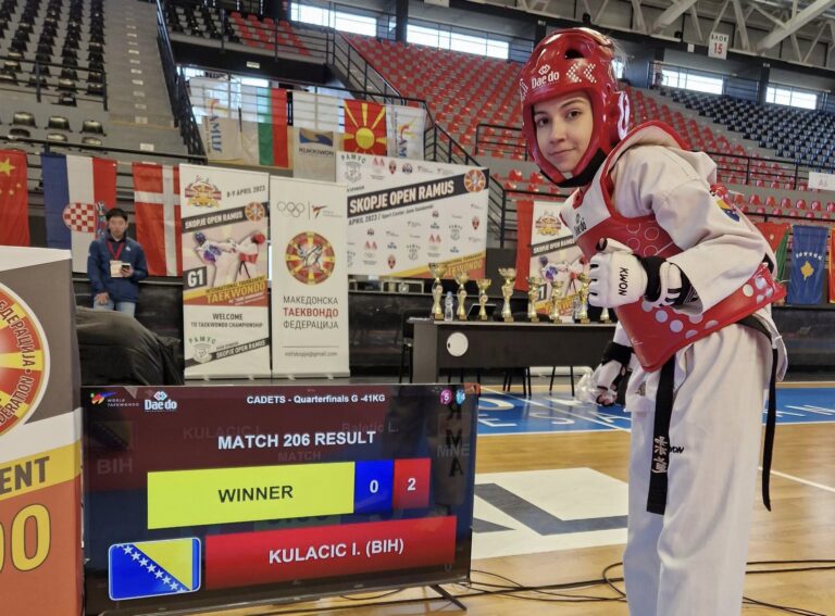 TKD klub “Kwon” Klopče ostvario zapažen rezultat u Skoplju