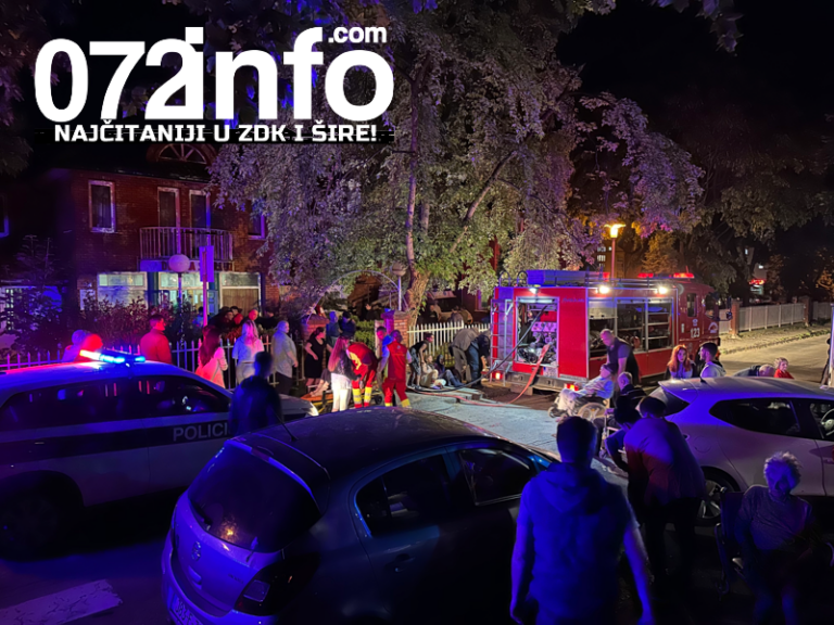 DRAMA U ZENICI: Gori Dom za stara lica; evakuacija unesrećenih u toku 