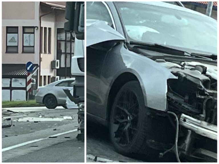 SAOBRAĆAJNA NESREĆA NA M-17: Sudar dva automobila, policija na licu mjesta