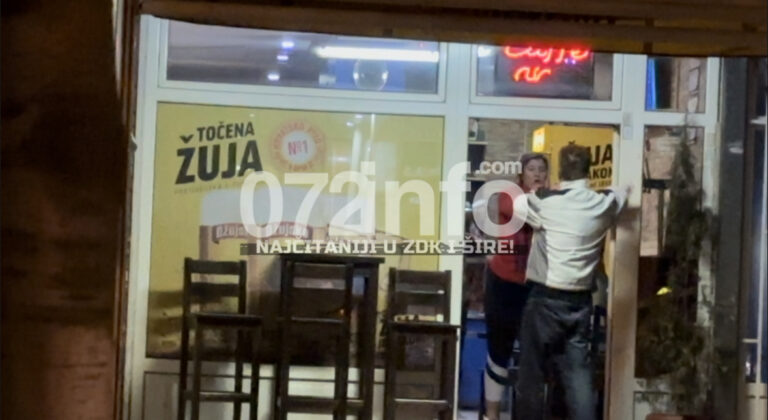 Tuča pijanih gostiju: Zeničanka ga šutirala u međunožje, muškarac ga odgurnuo pa pao  (VIDEO)