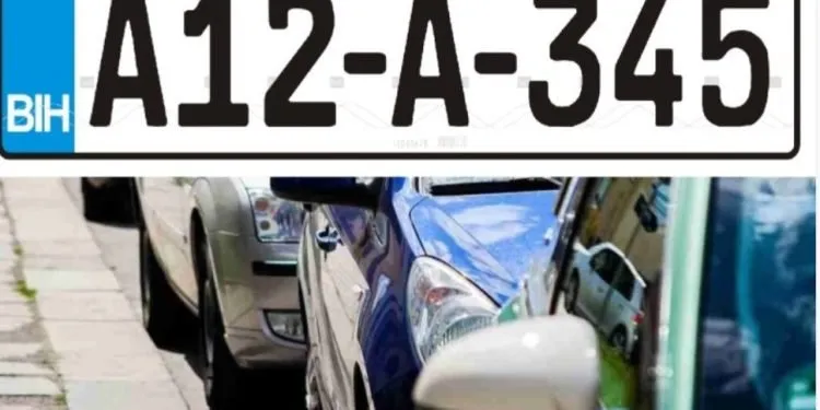 Zašto registarske tablice na automobilima u Bosni i Hercegovini nemaju skraćenice gradova?