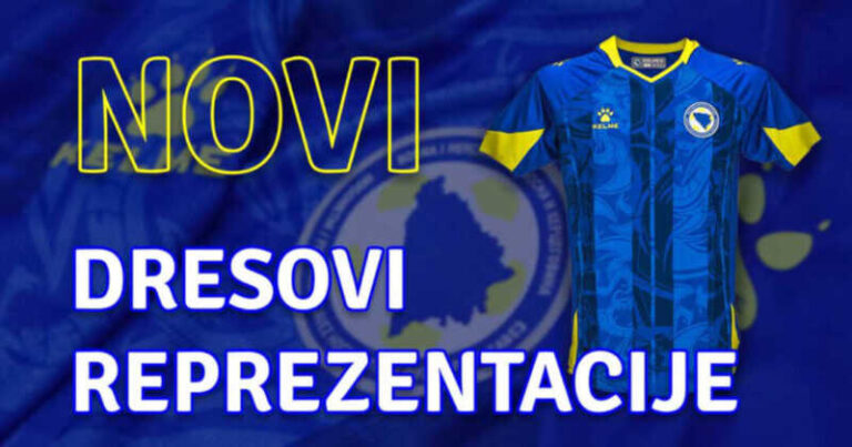 Možete kupiti originani dres reprezentacije BiH online, poznata i cijena