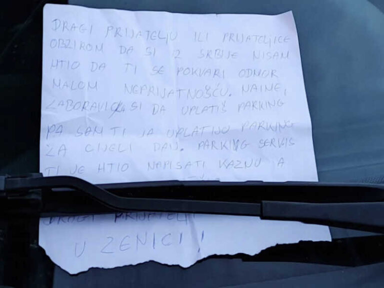 Zeničanin oduševio porodicu iz Srbije: Nisam htio da ti se pokvari odmor malom neprijatnošću