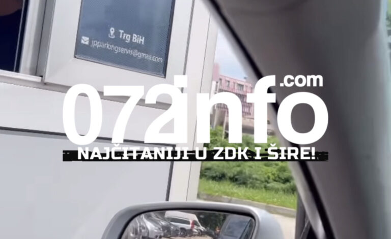 Zenica: Krenuo sa parkinga, došao do naplatne kućice i ostao zatečen prizorom (VIDEO)