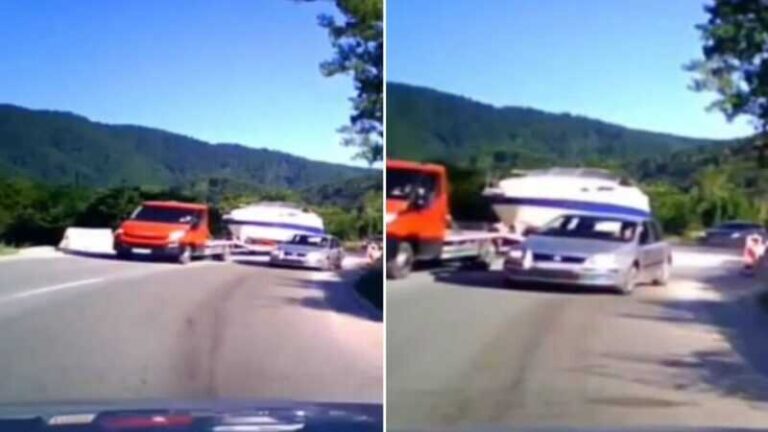 Preticao vozilo velikom brzinom, pa za dlaku izbjegao stravičan sudar