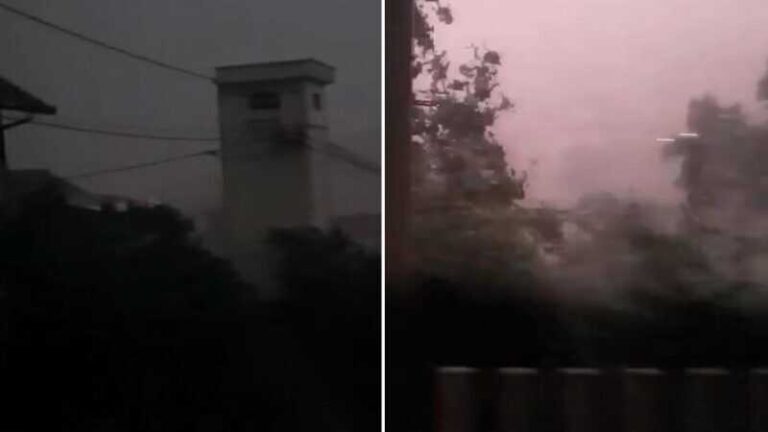 Olujno nevrijeme u BiH, sijevaju munje