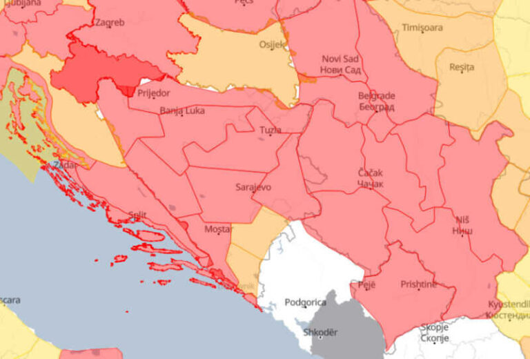 FHMZ objavio gdje će udariti oluja u BiH