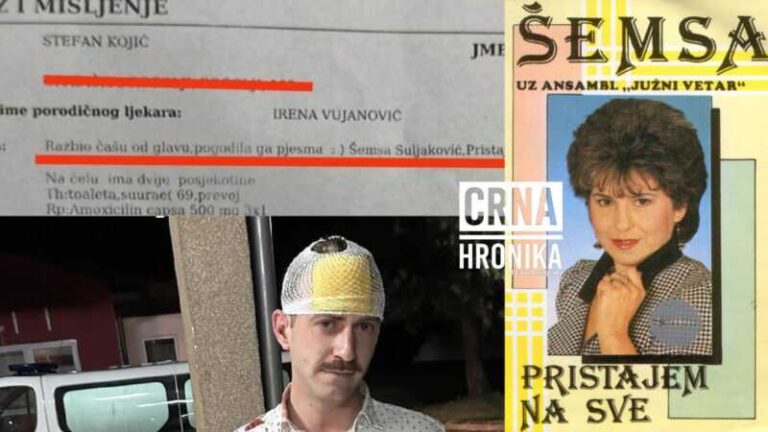 RAZBIO SEBI GLAVU JER GA JE POGODILA PJESMA ŠEMSE SULJAKOVIĆ: “Pristajem na sve”