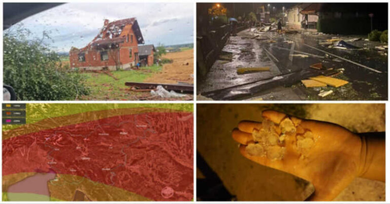 Oluja nosila krovove u Sloveniji, očekuje se nevrijeme i u BiH