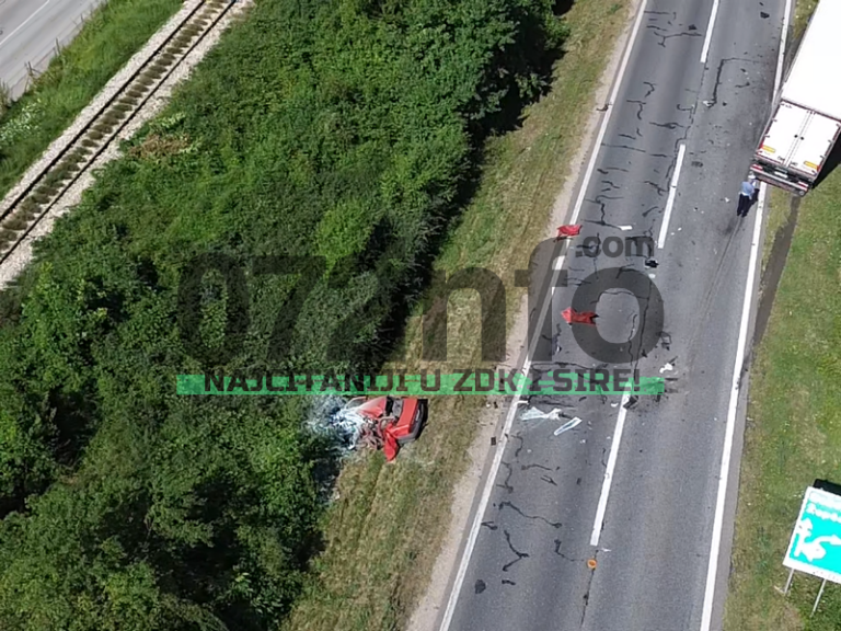 Pogledajte stravične scene tragedije u Zenici: U sudaru sa kamionom poginuo vozač Renoa (VIDEO/FOTO)