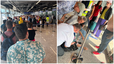 Ogromne gužve na Aerodromu Sarajevo, žena se onesvijestila