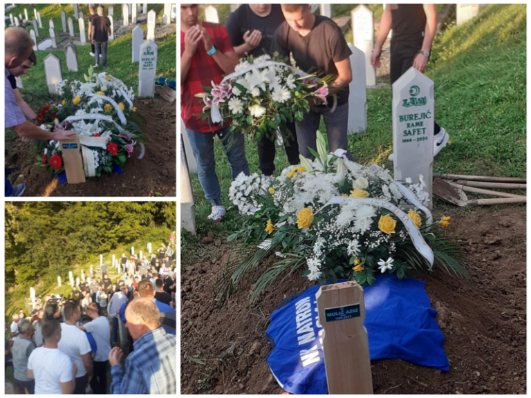 MAGLAJ TUGUJE: Klanjana dženaza Azizu Muliću koji je stradao u nesreći na M-17