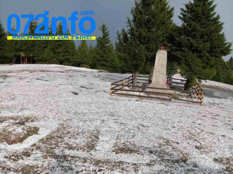 KAO DA JE SNIJEG PAO: Pogledajte jako nevrijeme kod Željeznog Polja (FOTO)