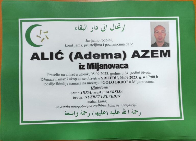 TRAGEDIJA U ZDK: Ovo je radnik iz Tešnja koji je poginuo prilikom prevrtanja radne mašine