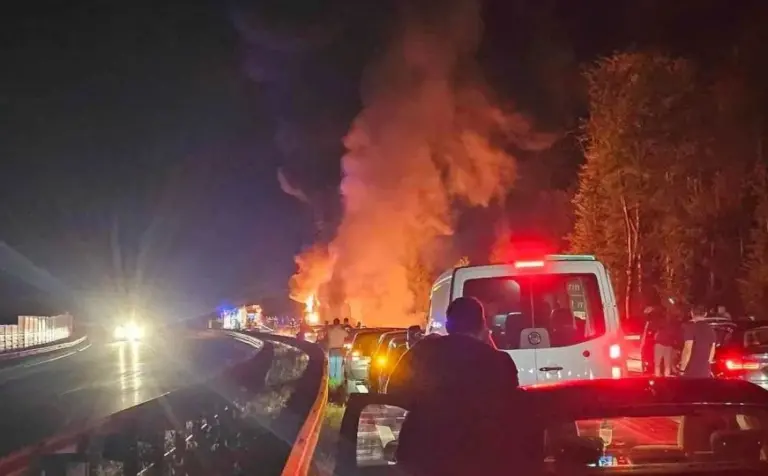 Horor u Sloveniji: Izgorio autobus iz Bosne i Hercegovine