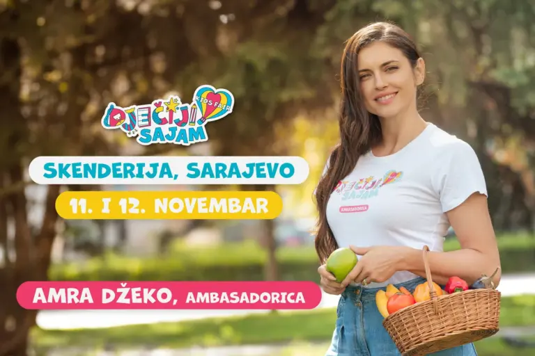 Amra Džeko ambasadorica 8. Dječijeg sajma koji će se održati 11. i 12. novembra u Sarajevu