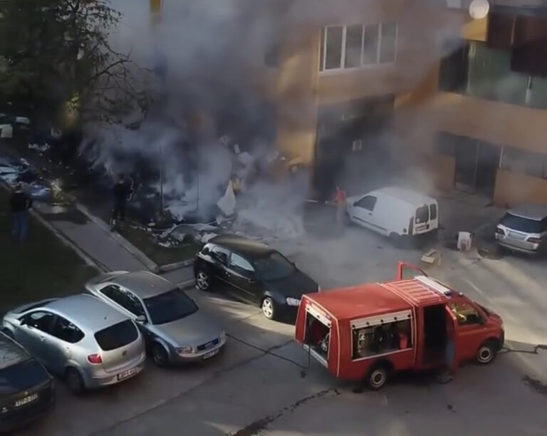 Požar kod Studentskog centra u Zenici (VIDEO)