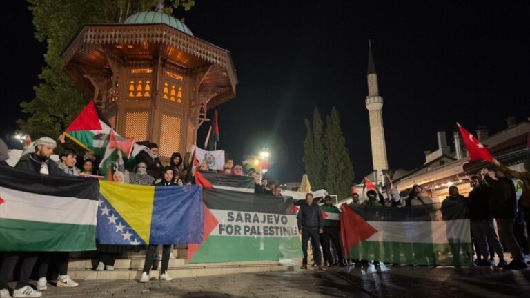 U Sarajevu održan protest zbog izraelskog napada na bolnicu u Gazi