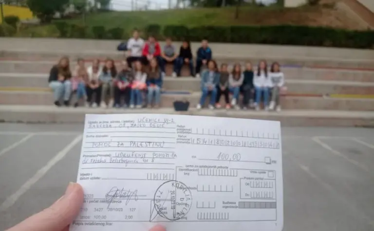 Predivna vijest: Učenici osnovne škole donirali pomoć za narod Palestine