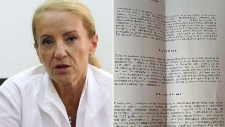 Zvanično: Odluka o poništenju Sebijinog doktorata ide u Službene novine!