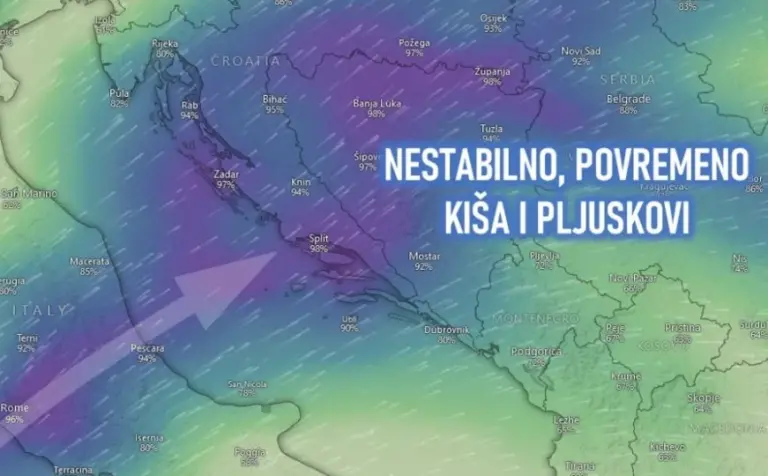 Prognoza za naredne dane: Kratko će biti sunčano, a onda slijedi velika promjena vremena