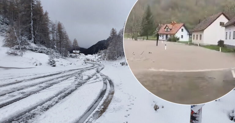 Veliko nevrijeme: Klizište zatrpalo kuće, vjetar nosio krovove. Napadao i snijeg
