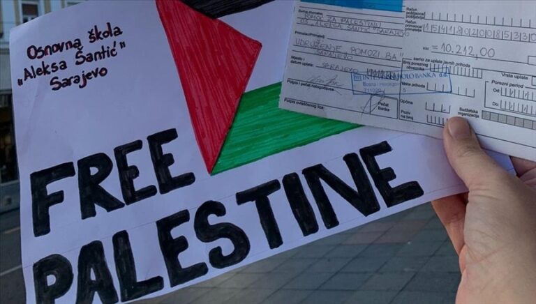 Učenici sarajevske Osnovne škole prikupili više od 10.000 KM za narod Palestine