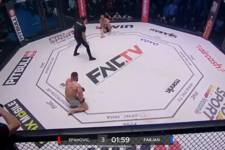 Fabjan “glumio” da ga je Spahovićev udarac uzdrmao pa teatralno provocirao bh. borca