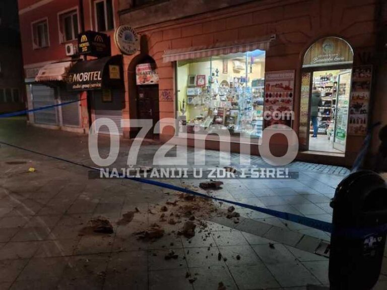 Pogledajte posljedice nakon zemljotresa u Zenici (FOTO) 